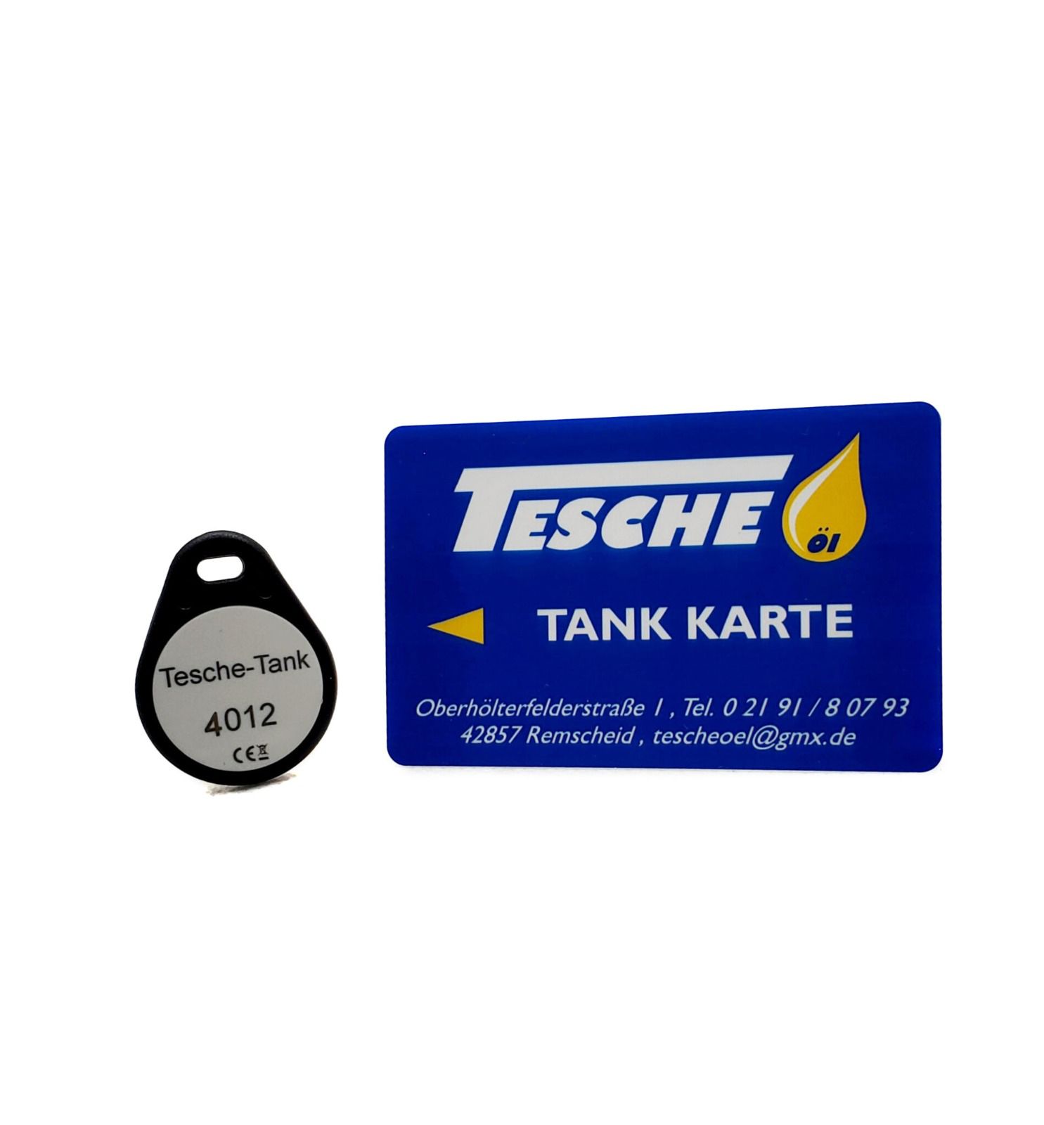 Tesche Tankkarte mit RFID-Chip
